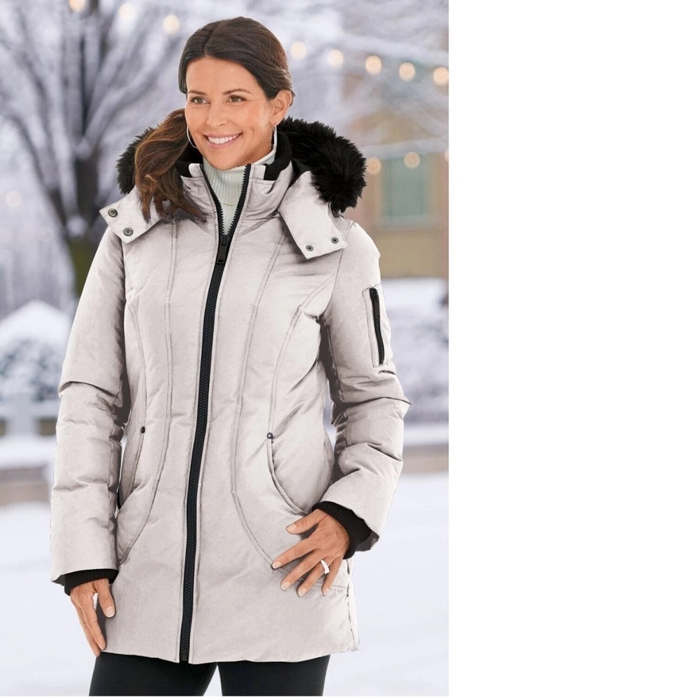 hfx snowbird womens coat Women's white off Jacket gorgeous coat